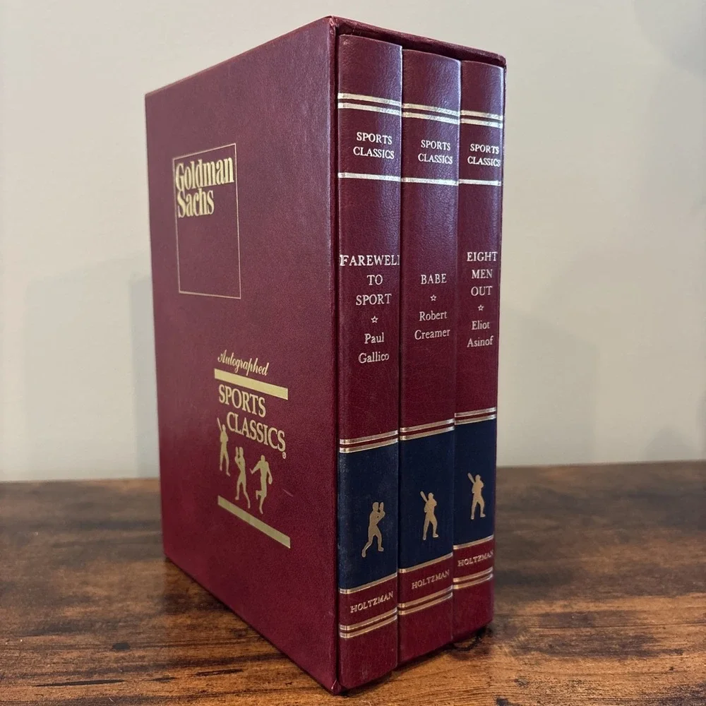Goldman Sacs 3 Book Set in Sleeve Sports Classic Books by Holtzman Press‎